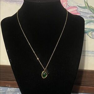 GP SS Green and Black Charm Neckalce